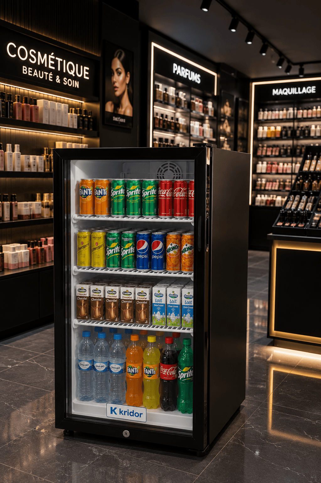 frigo presentoir kridor